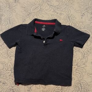 Carter's Navy Polo with Red Accents